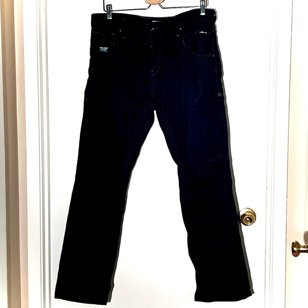 Like new! J&J 2016 100% cotton black jeans. W36/L32